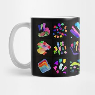 Colorful Touches - Black Style Mug